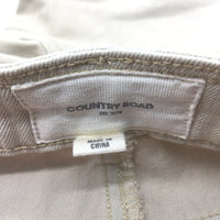 Country Road Ecru White High Rise Cotton Denim Capris Ladies Size AU 8