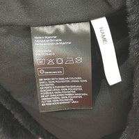 H&M Black Super Soft Black Faux Fur Outer Wear Hook Neck Jacket YOUTH Size 11-12