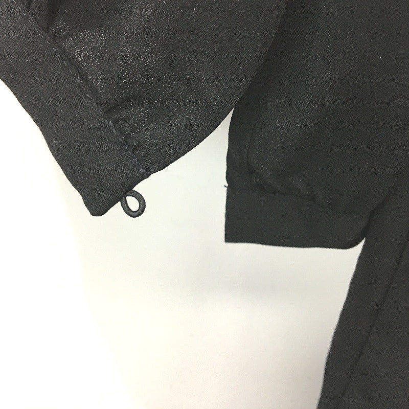 Portmans Black Button Up Lightweight Short Sleeve Blouse Ladies Size 8 NEW