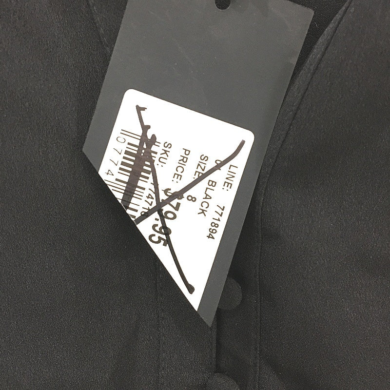 Portmans Black Button Up Lightweight Short Sleeve Blouse Ladies Size 8 NEW