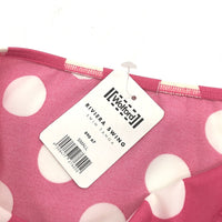 Wolford Pink & White Polka Dot Riviera Swing Tanga Swimwear Bottom Size S NEW