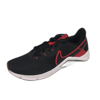 NIKE Legend Essential 2 Black & Red Sneakers Mens Size US11.5 EU 45.5 NEW