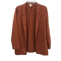 H&M Rusty Brown Lightweight Open Blazer Jacket Ladies Size EU 40 US10