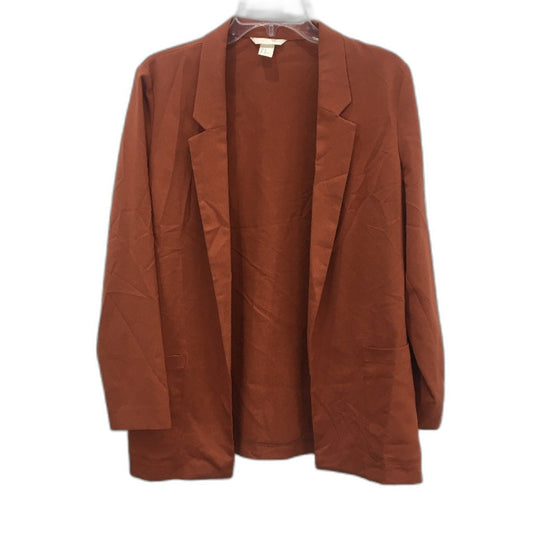 H&M Rusty Brown Lightweight Open Blazer Jacket Ladies Size EU 40 US10