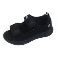 FitVille Black Easy Top Recovery Sandal V3 Womens WIDE Size US 10W EU 41 NEW