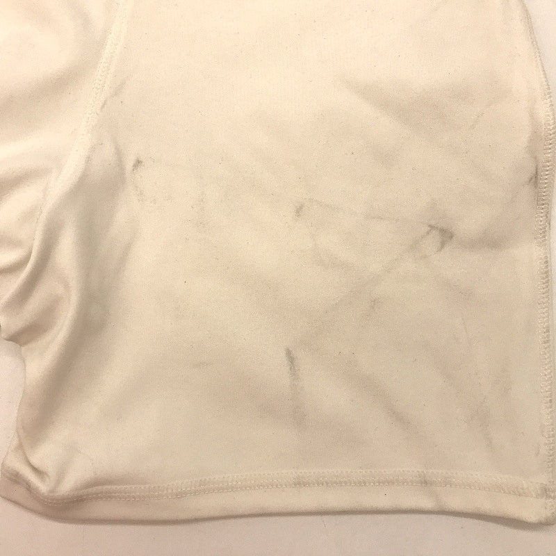 Subtitled Sports Club White Strechy Short Leggings Hot Shorts Women Size L NEW