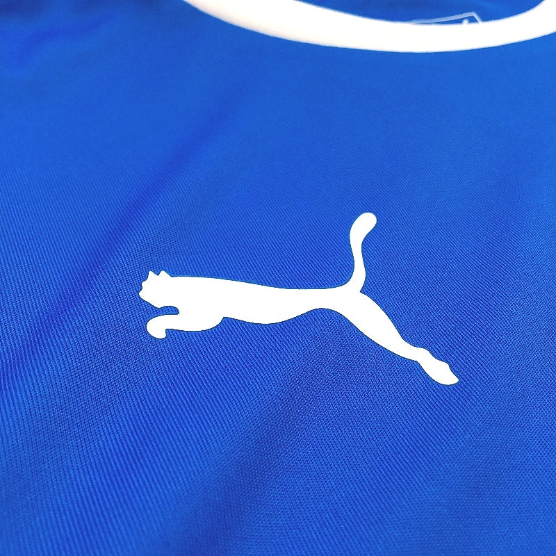 Puma Male Blue & White Liga Jersey Sports Athletics Training Top Size Small NEW