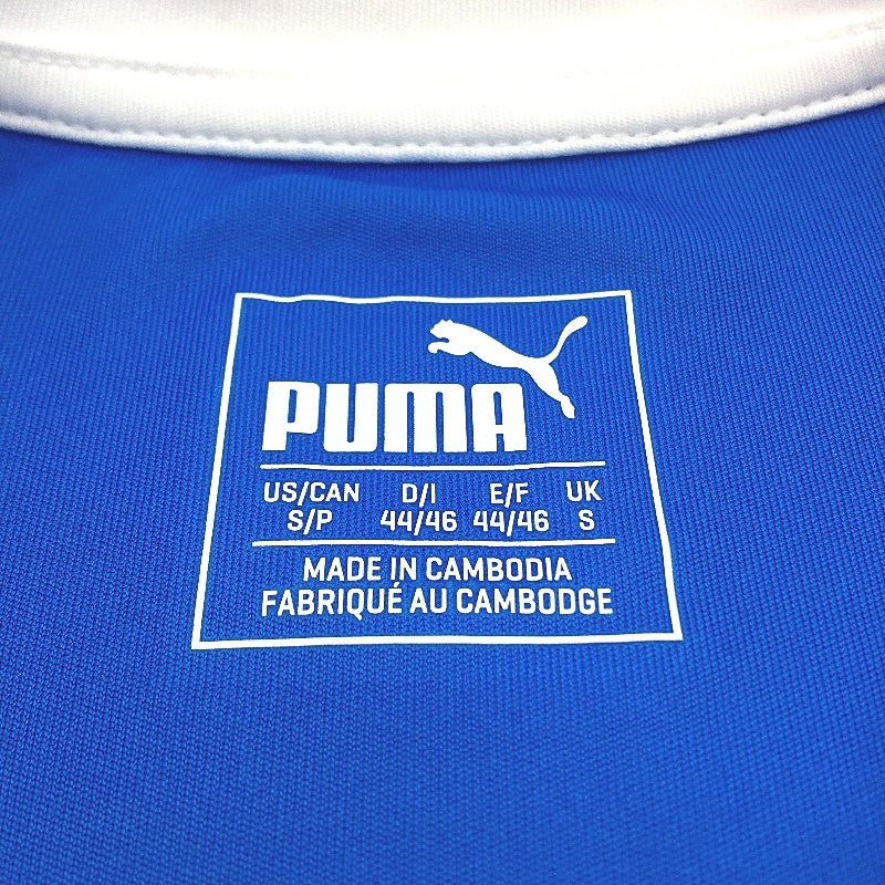 Puma Male Blue & White Liga Jersey Sports Athletics Training Top Size Small NEW