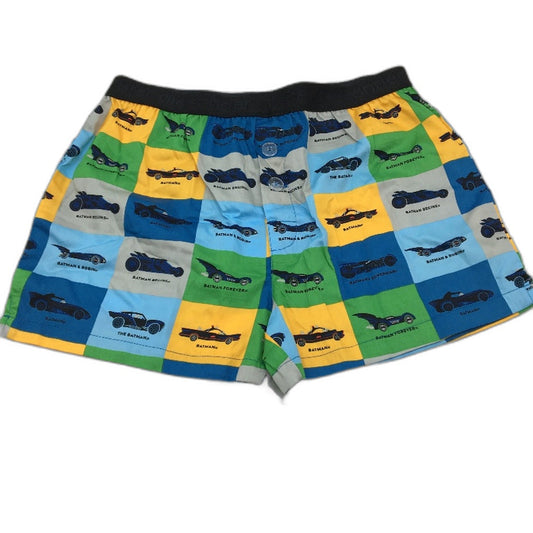 Peter Alexander DC Batman Batmobile Through The Ages Cotton Boxers Mens Small NEW