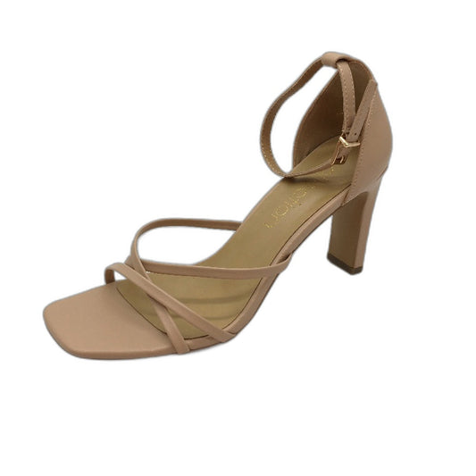 Collection Demi Nude Strappy High Heeled Sandals Ladies Size 9 SAMPLE NEW