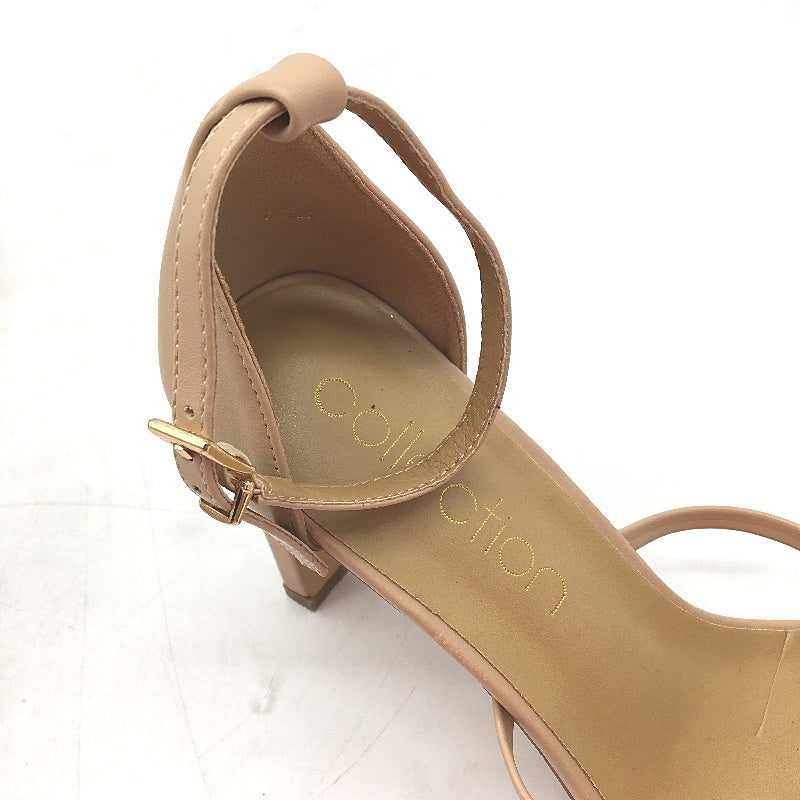 Collection Demi Nude Strappy High Heeled Sandals Ladies Size 9 SAMPLE NEW