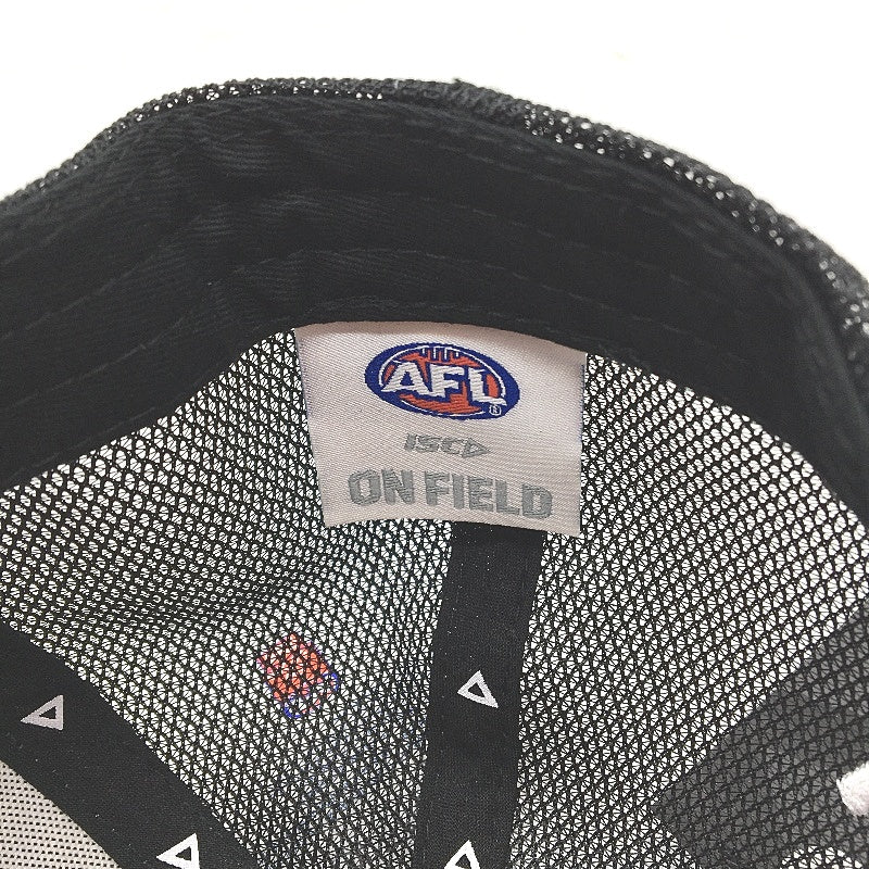 AFL Trucker Style Collingwood Magpies Supporters Black White Unisex Cap NEW