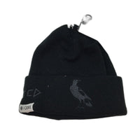 Collingwood Magpies AFL Football Supporter Black White Pompom Beanie Adult NEW