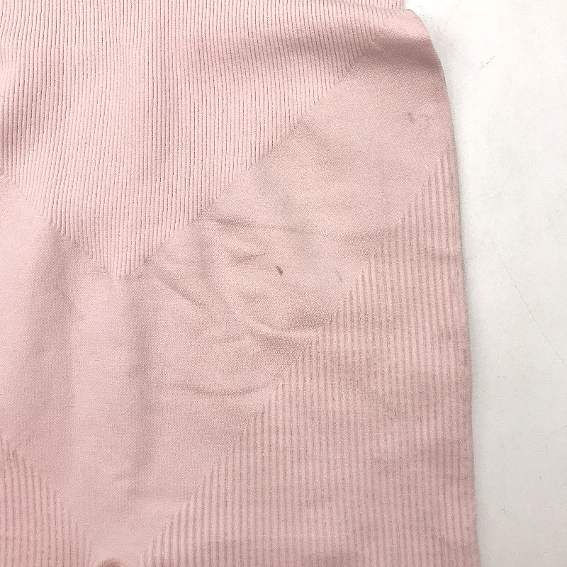 Subtitled Sports Club Pink Strappy Ribbed Unitard Bodysuit Women Size M-L NEW