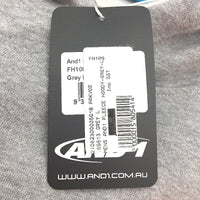 AND1 Grey V2 Soft Fleece Pullover Hooded Sweater Jumper Unisex Size Large NEW