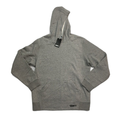 AND1 Grey V2 Soft Fleece Pullover Hooded Sweater Jumper Unisex Size XL NEW