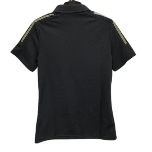 AFL Adidas Hawthorn Hawks Dark Grey Short Sleeve Polo Shirt Ladies Size XS NEW