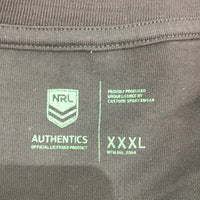 NRL Authentics 2021 Melbourne Storm Purple Reign Black T-Shirt Unisex Size 3XL