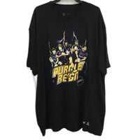 NRL Authentics 2021 Melbourne Storm Purple Reign Black T-Shirt Unisex Size 4XL