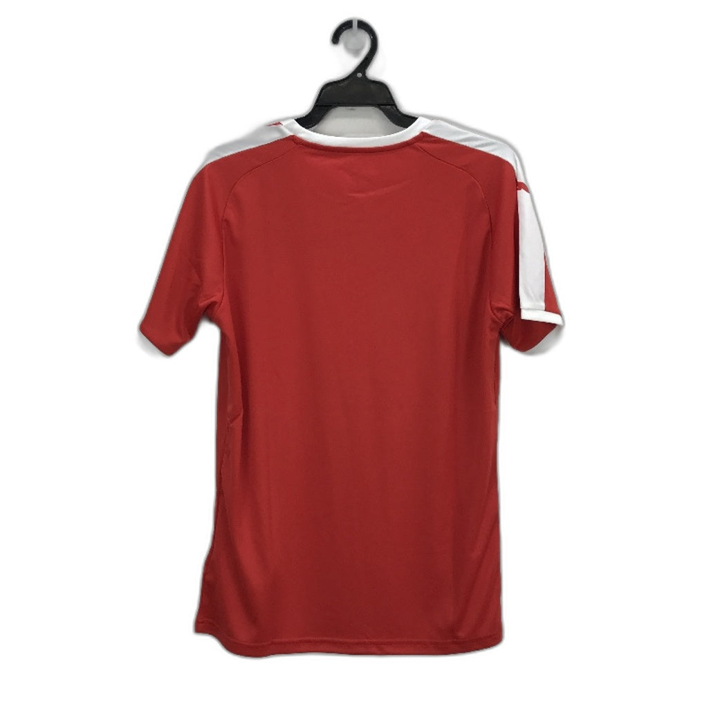 PUMA LIGA Jersey Red & White Short Sleeve Tshirt Training Top Mens Sz XS