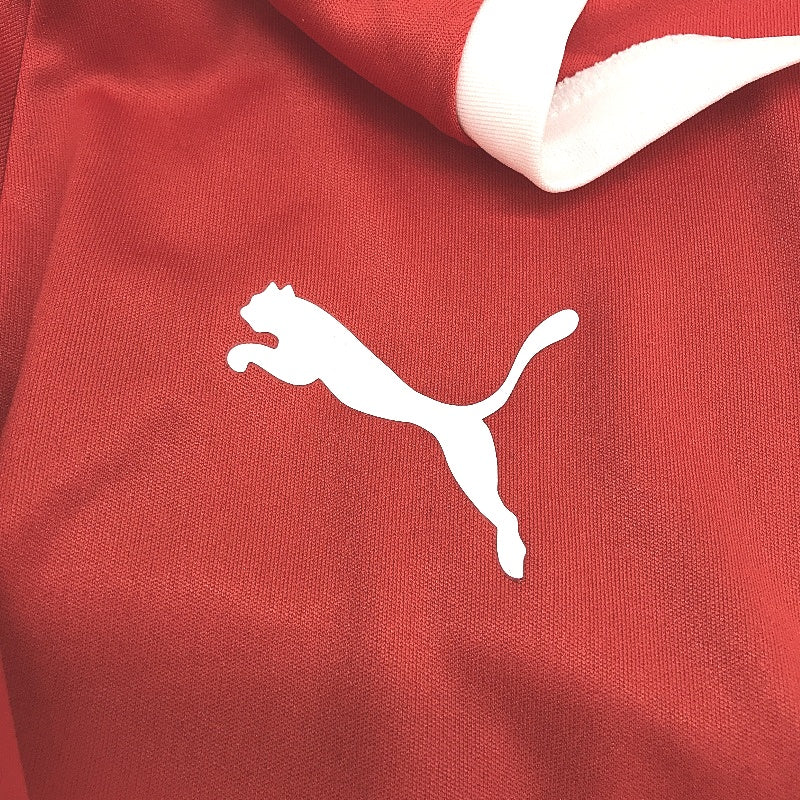 PUMA LIGA Jersey Red & White Short Sleeve Tshirt Training Top Mens Sz XS