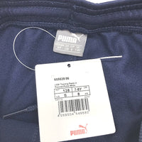 PUMA Navy Junior LIGA Sports Training Full Length Pants Kids Size S Age 7-8Y NEW
