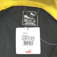 PUMA Junior Spirit II Black & Cyber Yellow Training Jacket Youth Size M NEW