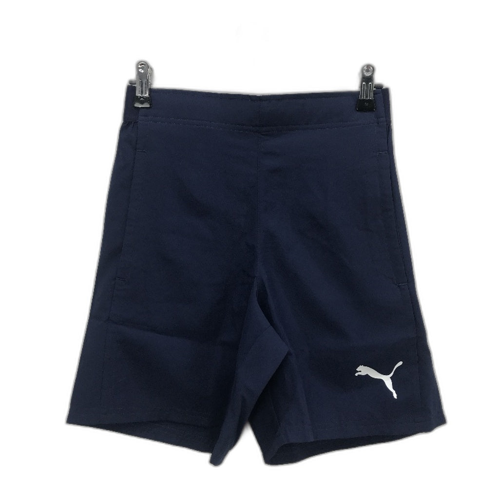 PUMA Navy LIGA Sideline Woven Lightweight Training Shorts Mens Size XS NEW