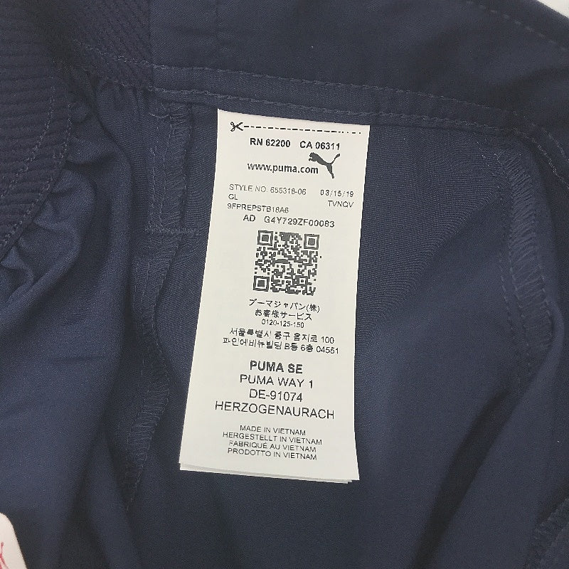 PUMA Navy LIGA Sideline Woven Lightweight Training Shorts Mens Size XS NEW