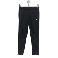 PUMA Junior Black LIGA Sports Training Full Length Pants Youth Size S 7-8Y NEW