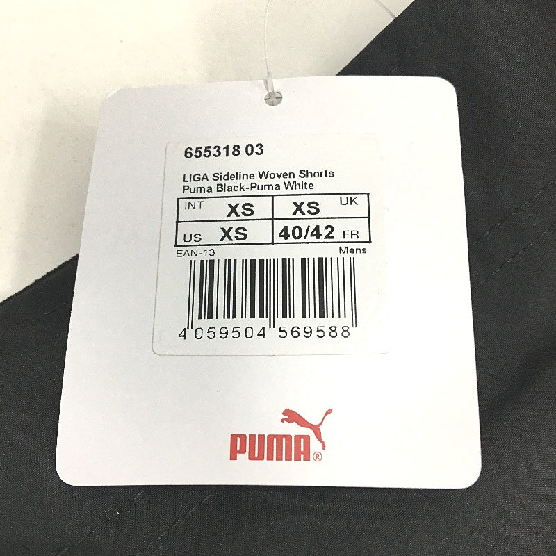 PUMA Navy LIGA Sideline Woven Lightweight Training Shorts Mens Size XS NEW