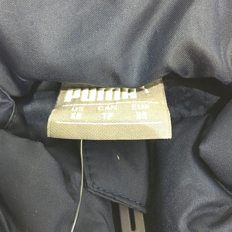 PUMA Navy LIGA Casual Padded Puffer Zip Vest Jacket With Pockets Mens Sz XS NEW