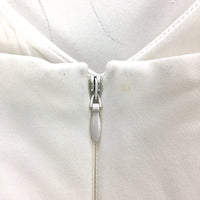 Forever New White Split Wide Leg Zip-Back Jumpsuit Ladies Size AU 10 NEW