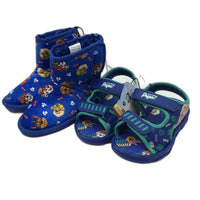 Nickelodeon Paw Patrol Blue Sandals & Slipper Bootie Pack Unisex Kids Sze 11 NEW