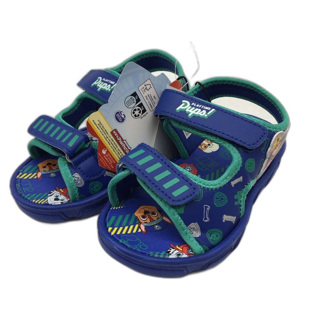 Nickelodeon Paw Patrol Blue Sandals & Slipper Bootie Pack Unisex Kids Sze 11 NEW