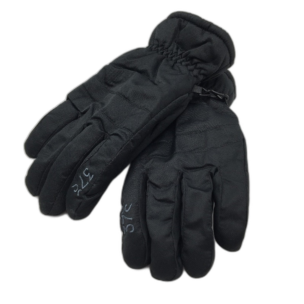 37 Degrees South Blizzard Snow Gloves Black Unisex Size XL NEW