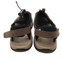 Fashion Shoes Outdoor Suede Brown & Black Sandals Mens Size EUR 42 US 8.5 NEW