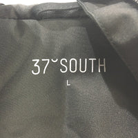 37 Degrees South Carve Snow Black Winter Hooded Jacket Mens Size L NEW