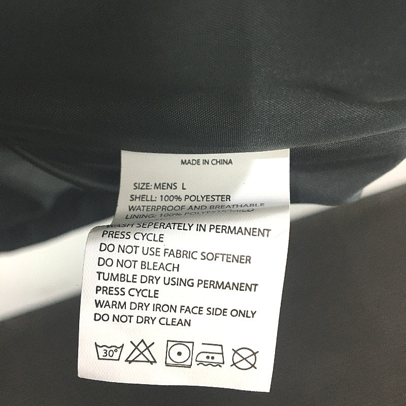 37 Degrees South Carve Snow Black Winter Hooded Jacket Mens Size L NEW