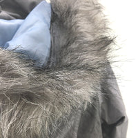 Mountain Warehouse Blizzard Grey Textured Hooded Ski Jacket Ladies Size 8 NEW