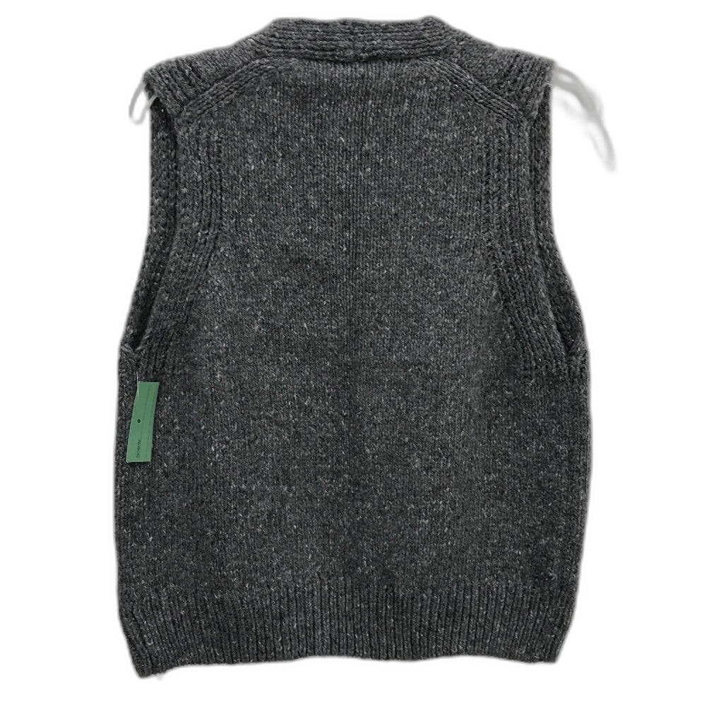 Regatta Petites Dark Grey Button Up Knitted Vest Top Ladies Size 10 NEW