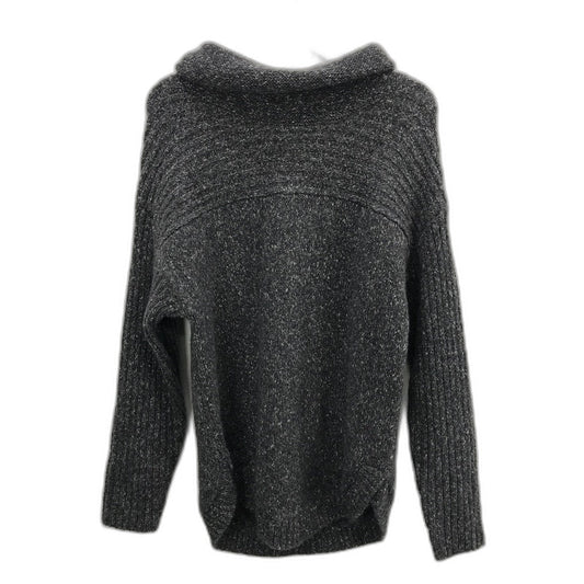 Regatta Charcoal High Neck Ribbed Sleeve Knit Top Ladies Size 10 NEW