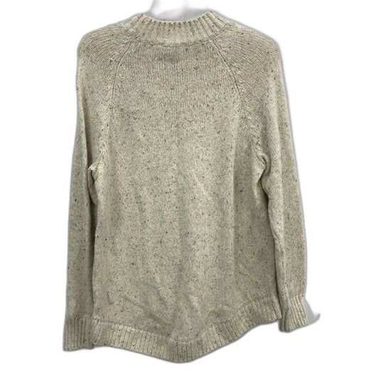 Regatta Ivory Cream Fleck Cotton Blend Twin Cable Knit Jumper Ladies Size 10 NEW