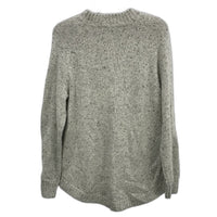 Regatta Grey Fleck Cotton Blend Twin Cable Knit Jumper Ladies Size 10 NEW