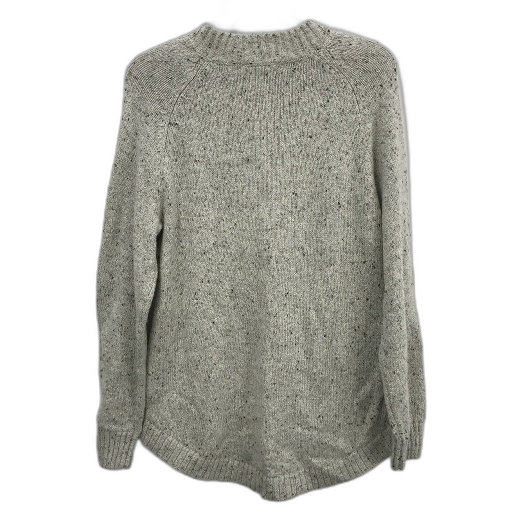 Regatta Grey Fleck Cotton Blend Twin Cable Knit Jumper Ladies Size 10 NEW