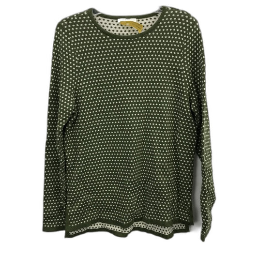 Regatta Green Dotted Soft Touch L/Sleeve Tableline Jumper Ladies Size 10 NEW