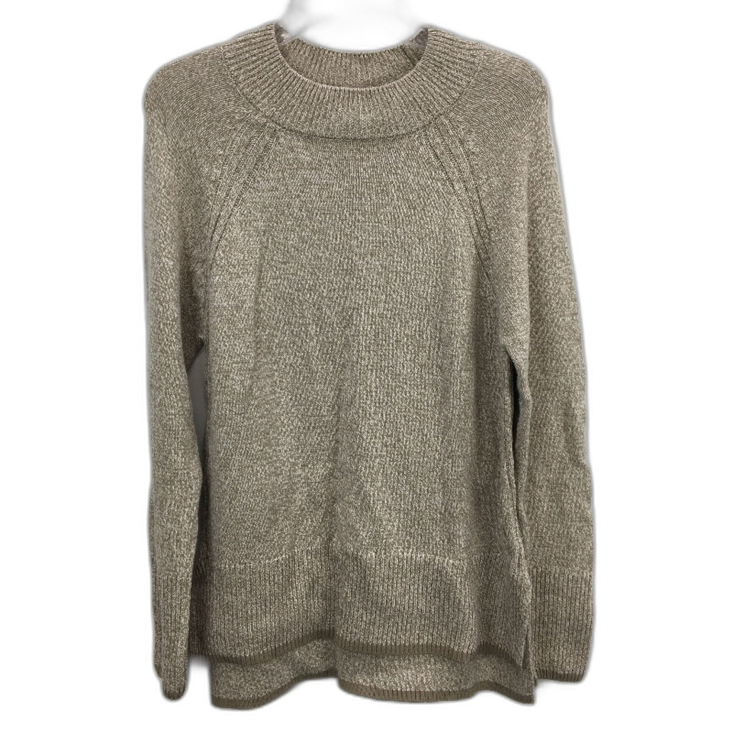 Regatta Stone Ribbed Hem Small Gauge Knit Tableline Jumper Ladies Sz 10 NEW