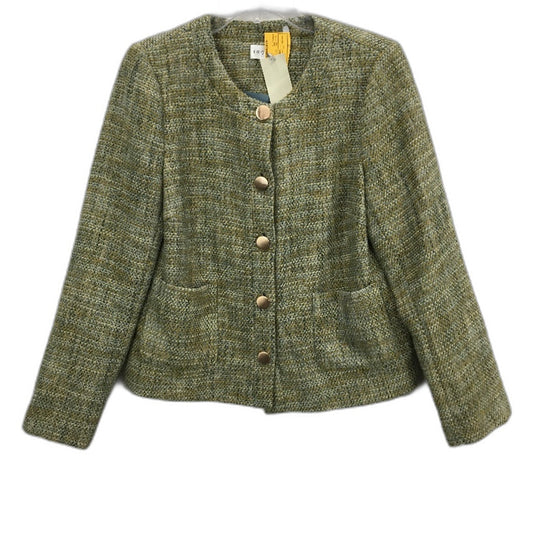 Regatta Teal & Mustard Tweed Knit Fully Lined Jacket Ladies Size 10 NEW