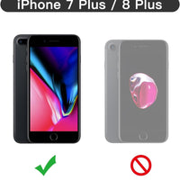 JETech Full Screen Protectors Coverage Screen Protector for iPhone 8 Plus/7 NEW