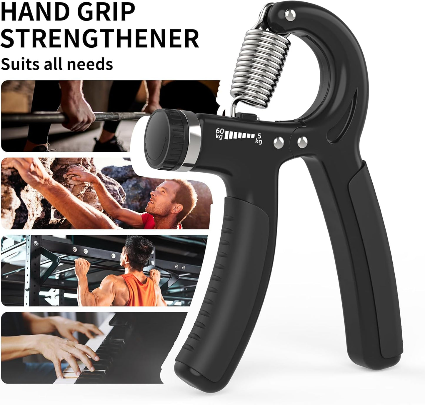 PROIRON Adjustable Grip Strength Trainer Hand Exerciser for Forearm Muscle DEMO